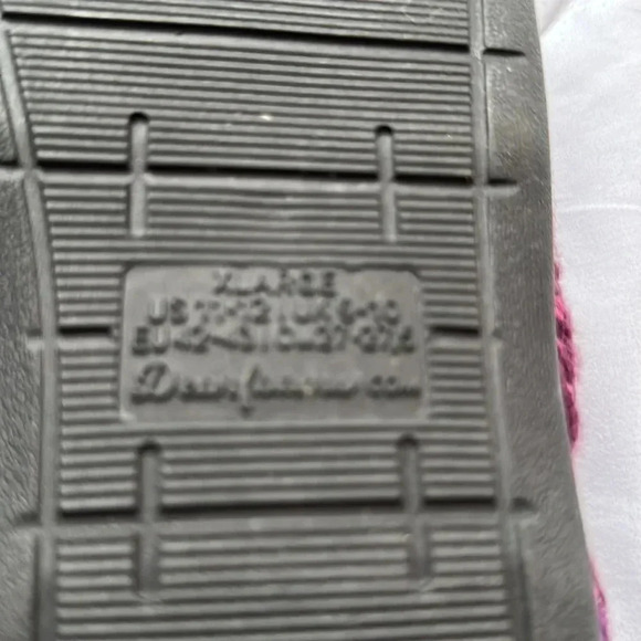 Dearfoam hard soled slippers size XL 11-12 - Picture 4 of 5